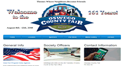 Desktop Screenshot of oswegocountyfair.com